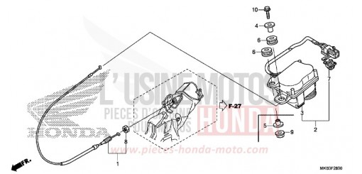 SERVO-MOTEUR CBR1000SAF de 2015
